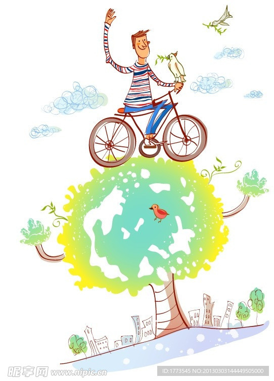 情人节卡通插画