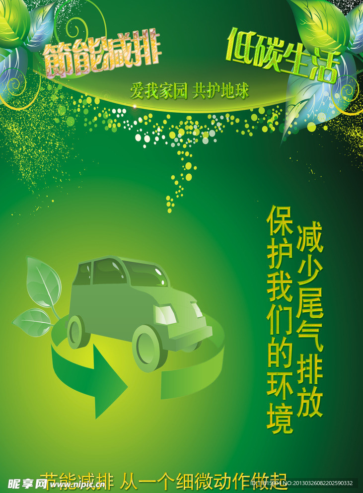 节能减排海报