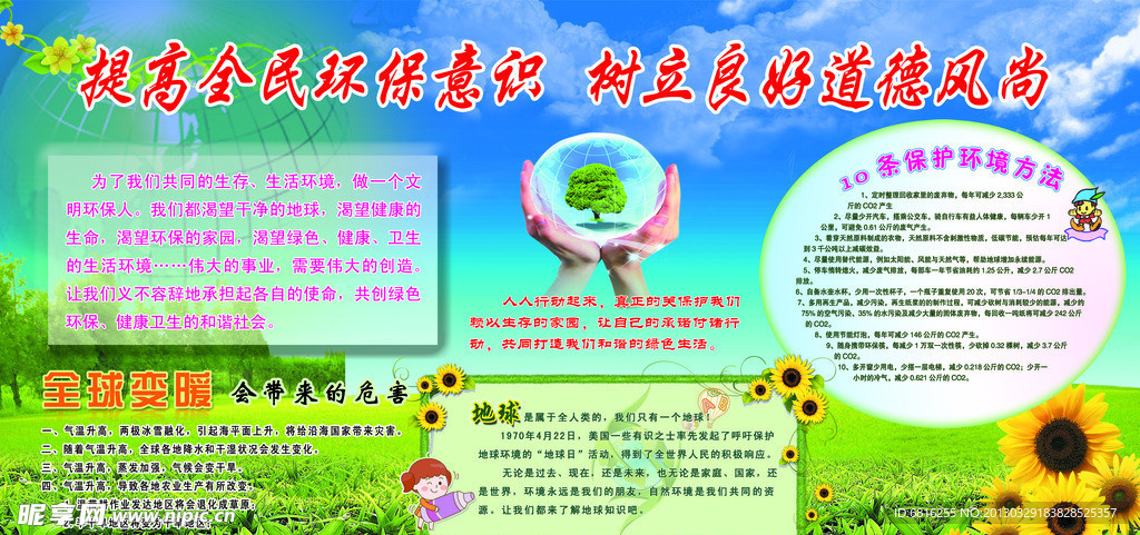 环保宣传展板