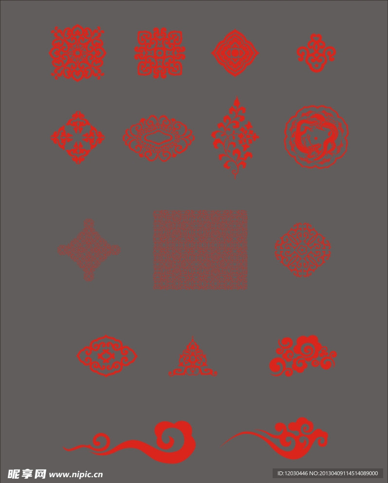 花纹矢量图