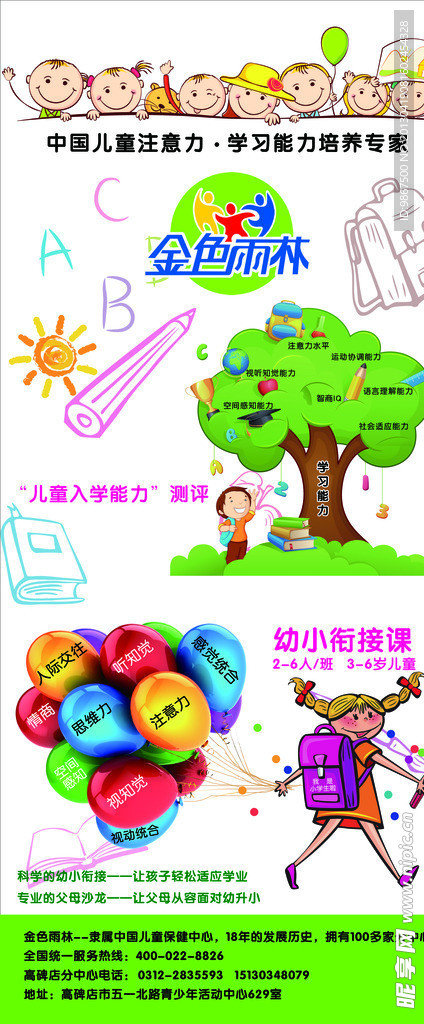 金色雨林展架