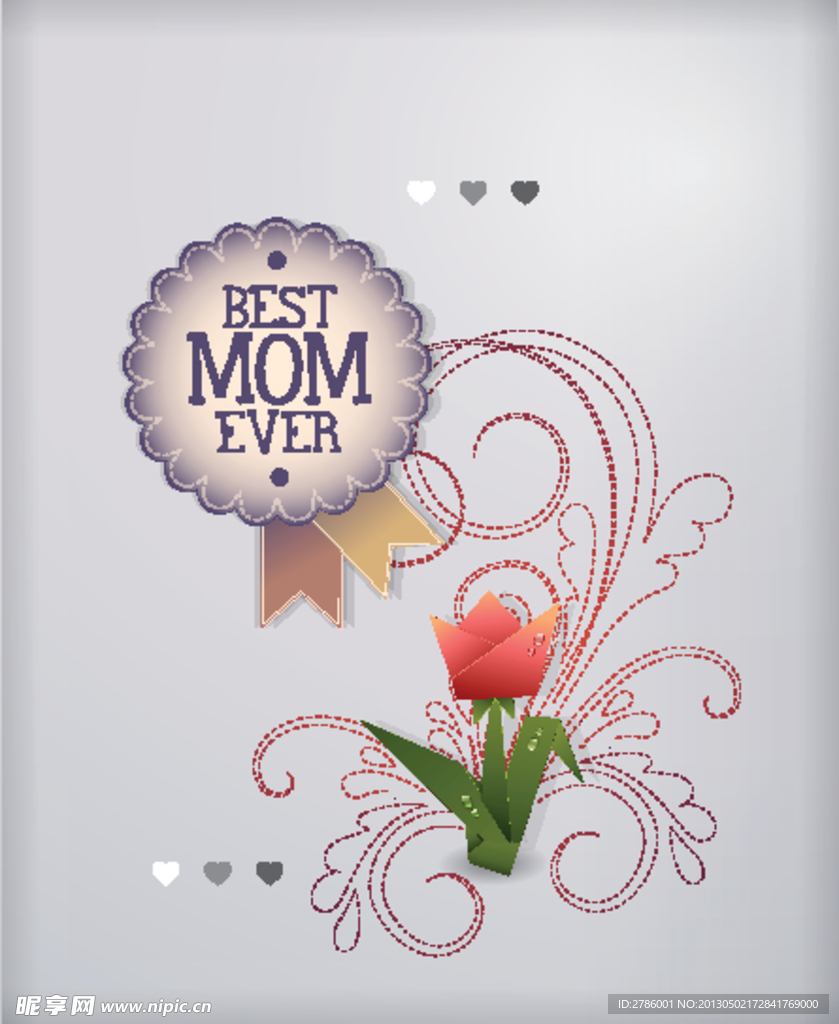 母亲节贺卡 郁金香