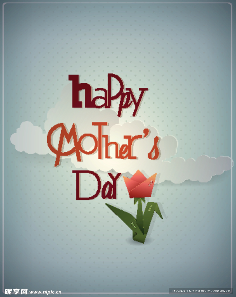 母亲节贺卡 郁金香