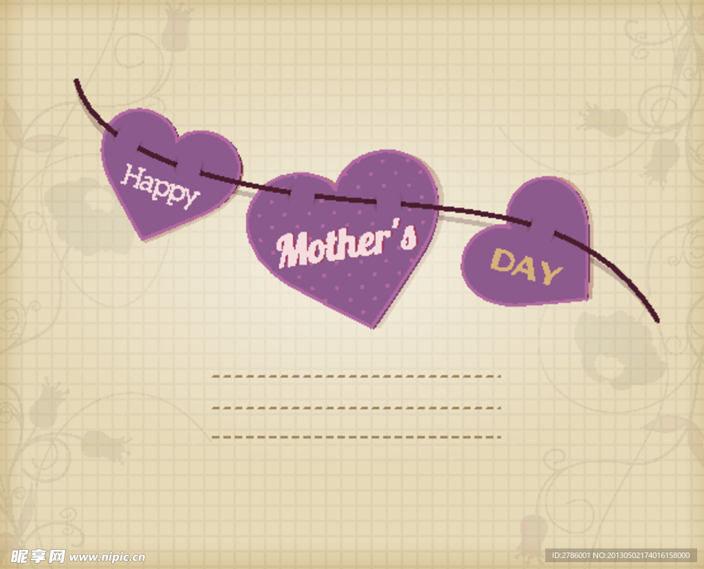 母亲节贺卡 感恩的心