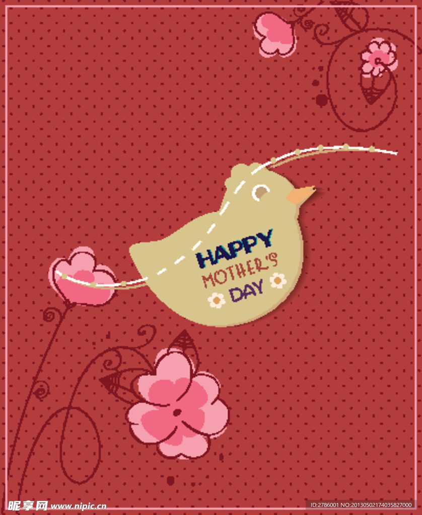 母亲节贺卡 海报