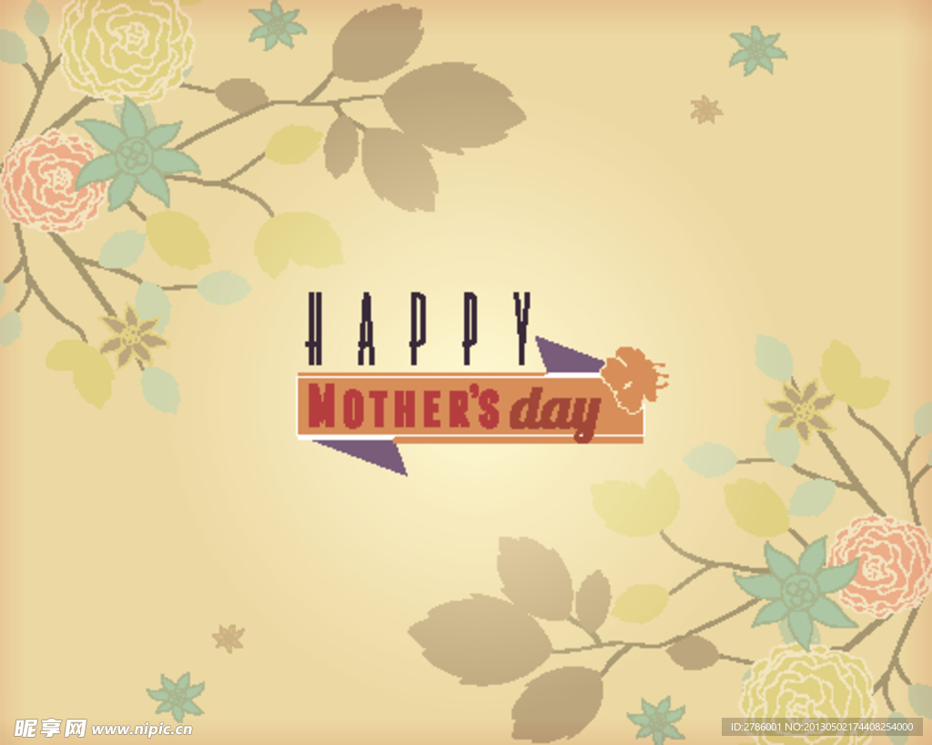 母亲节贺卡 海报