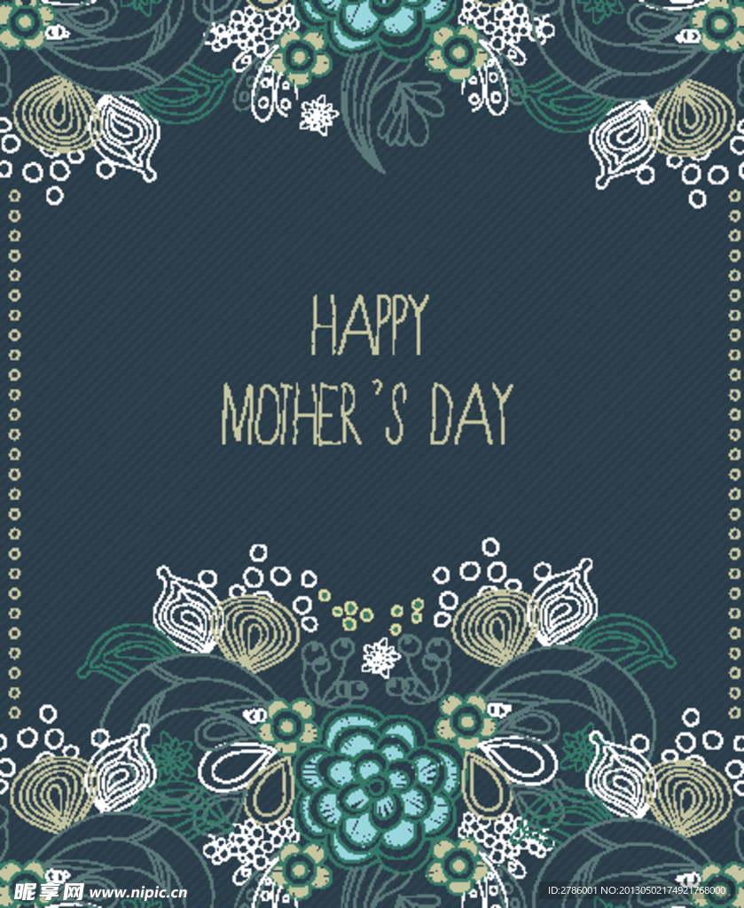 母亲节贺卡 海报