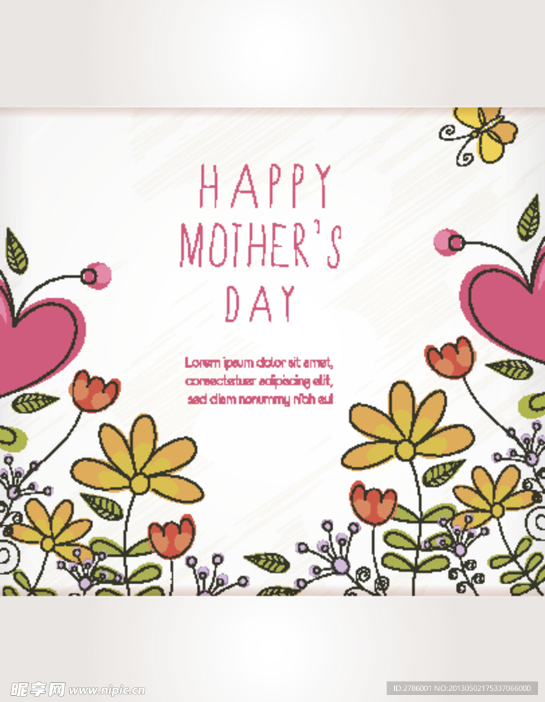母亲节贺卡 海报
