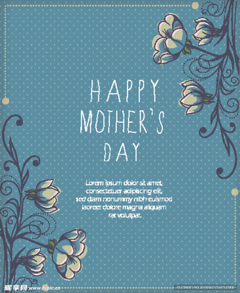 母亲节贺卡 海报