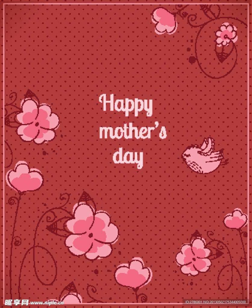 母亲节贺卡 海报