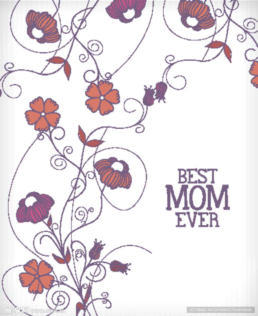 母亲节贺卡 海报