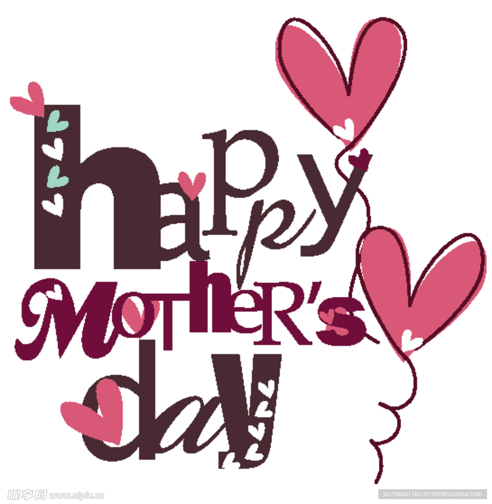 母亲节贺卡 海报