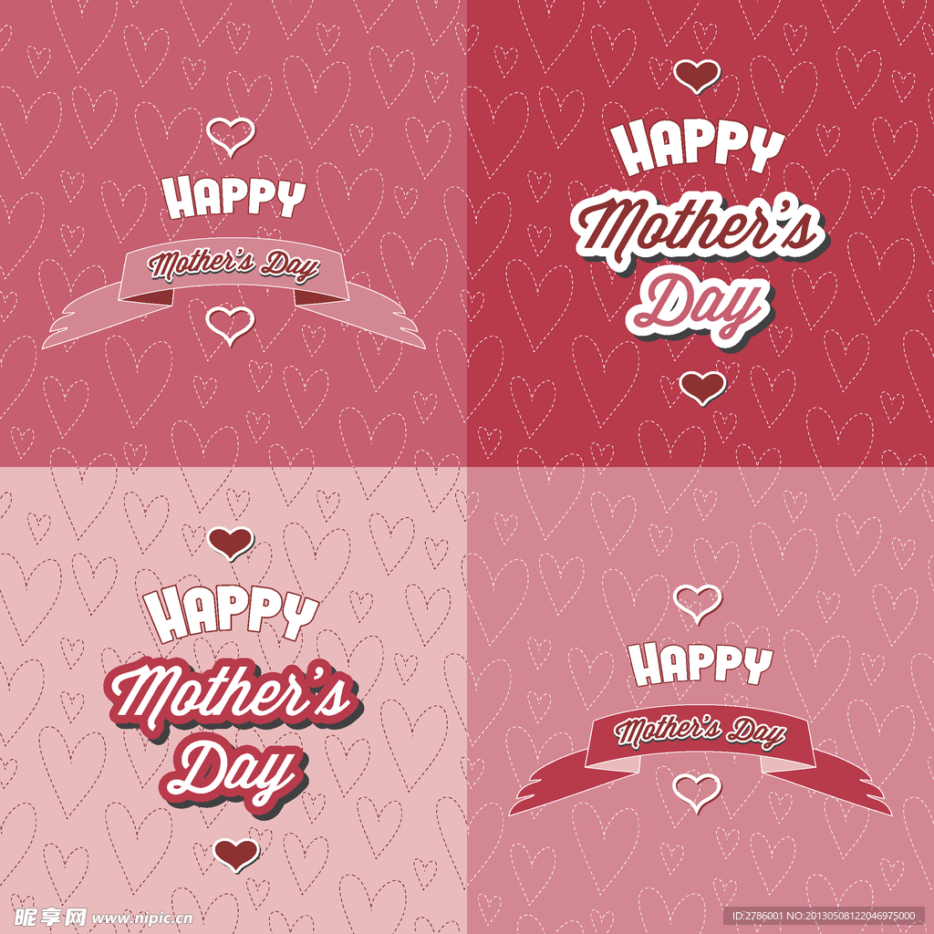 母亲节贺卡 海报