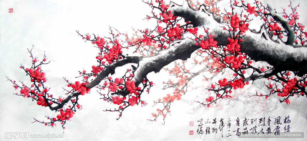 国画梅（非高清）