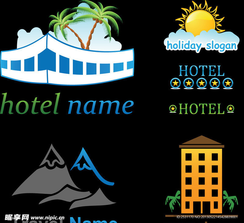 房子图标矢量素材