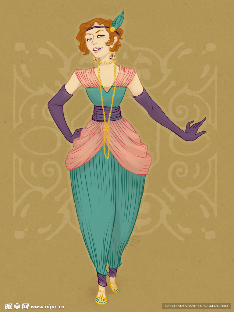 国外服装设计手搞