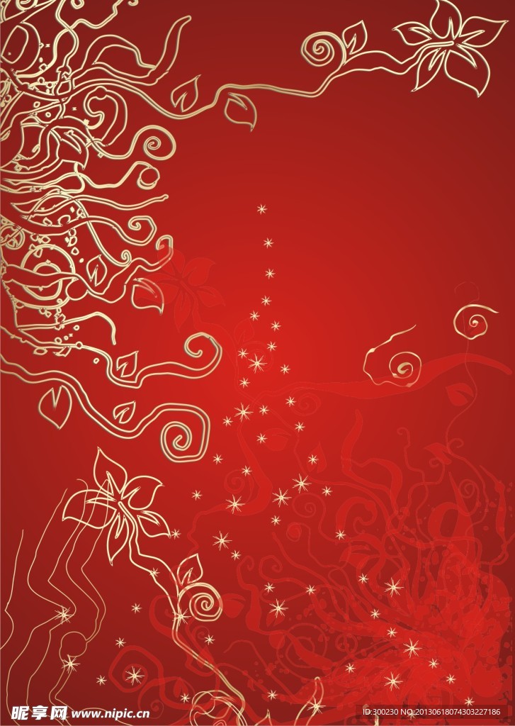 圣诞贺卡底纹