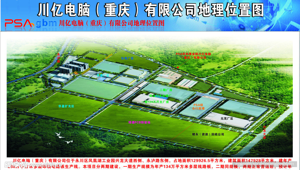 地理位置图展板