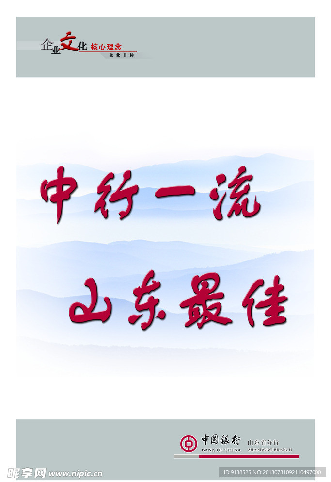 银行企业文化之一流篇