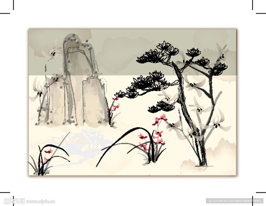传统水墨画