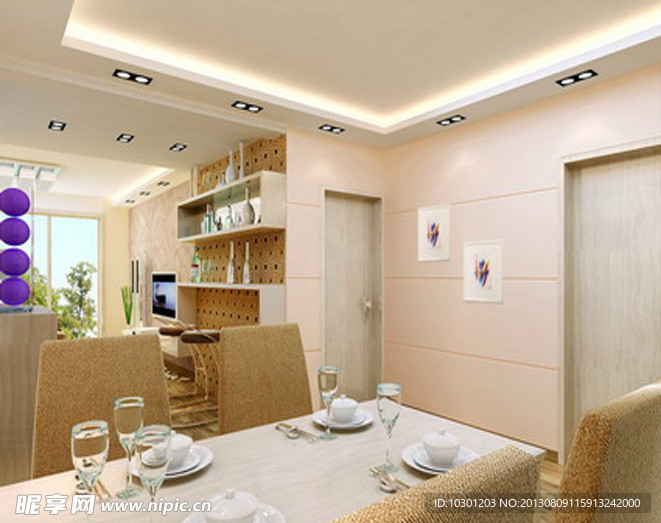 厨房餐厅VR模型