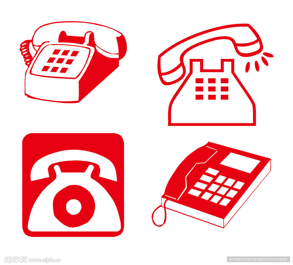 矢量 电话 座机