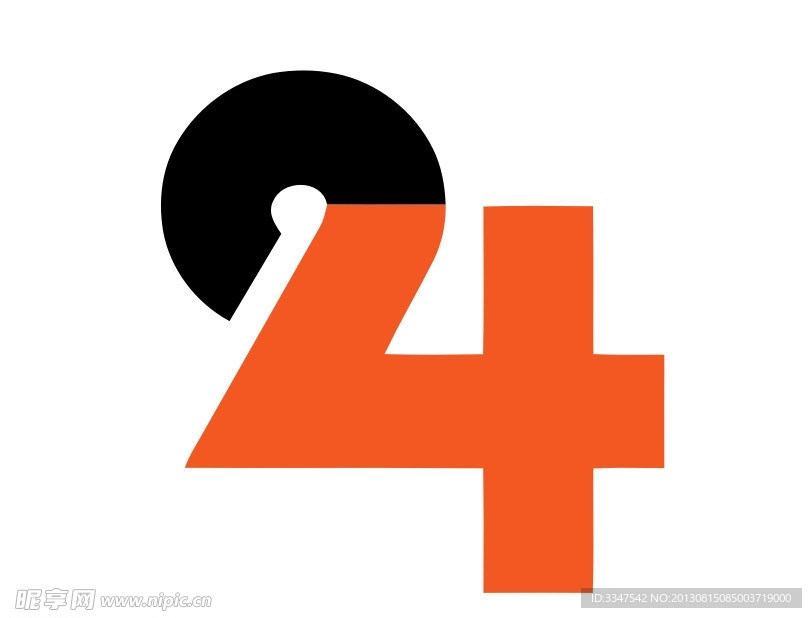 数字logo
