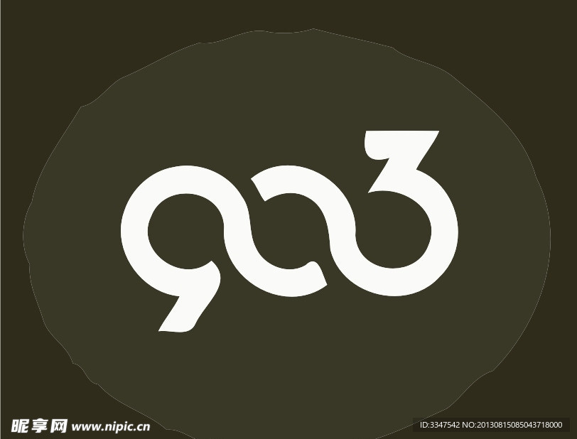 数字logo