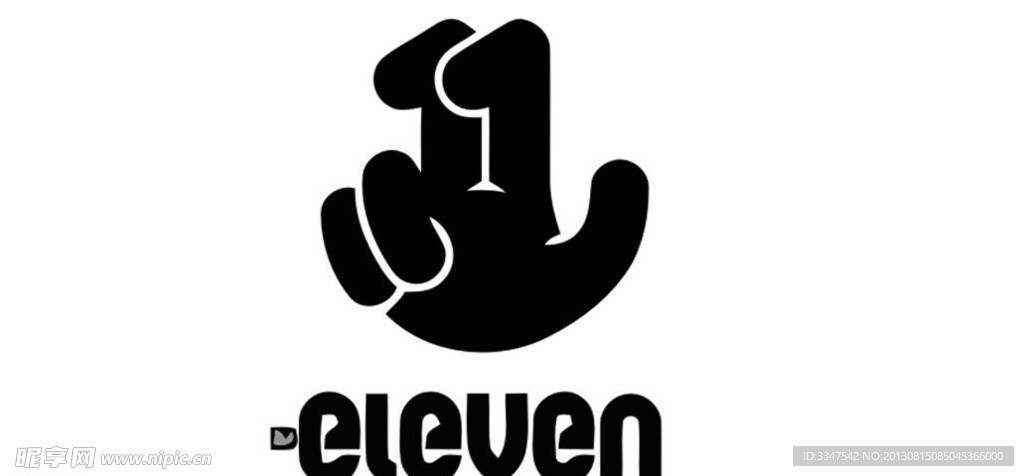 数字logo