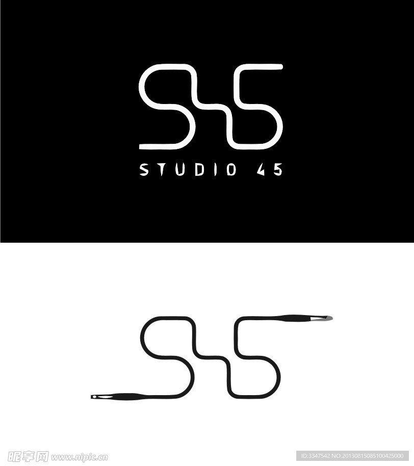数字logo