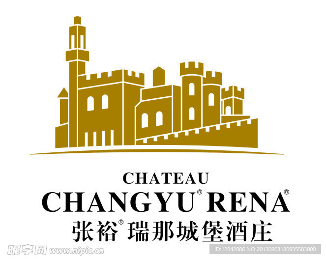 张裕瑞那城酒庄商标