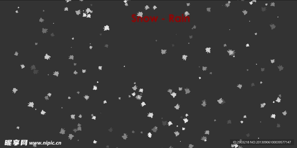 下雪与下雨效果转换