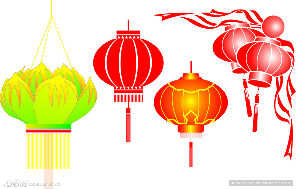 灯笼矢量