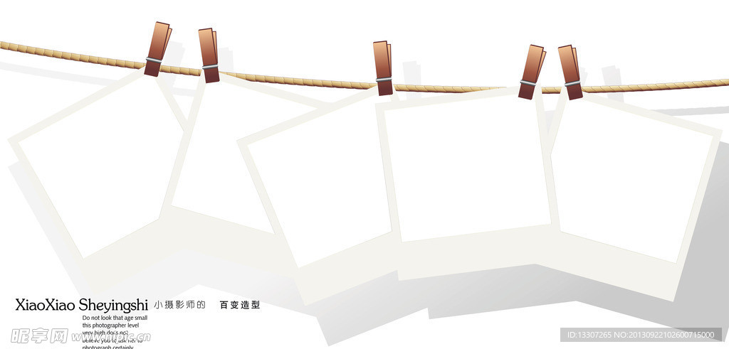 儿童模板照片墙