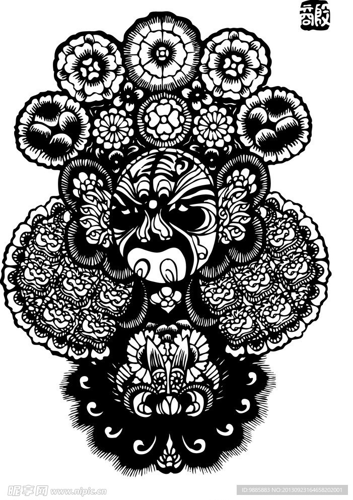 京剧脸谱