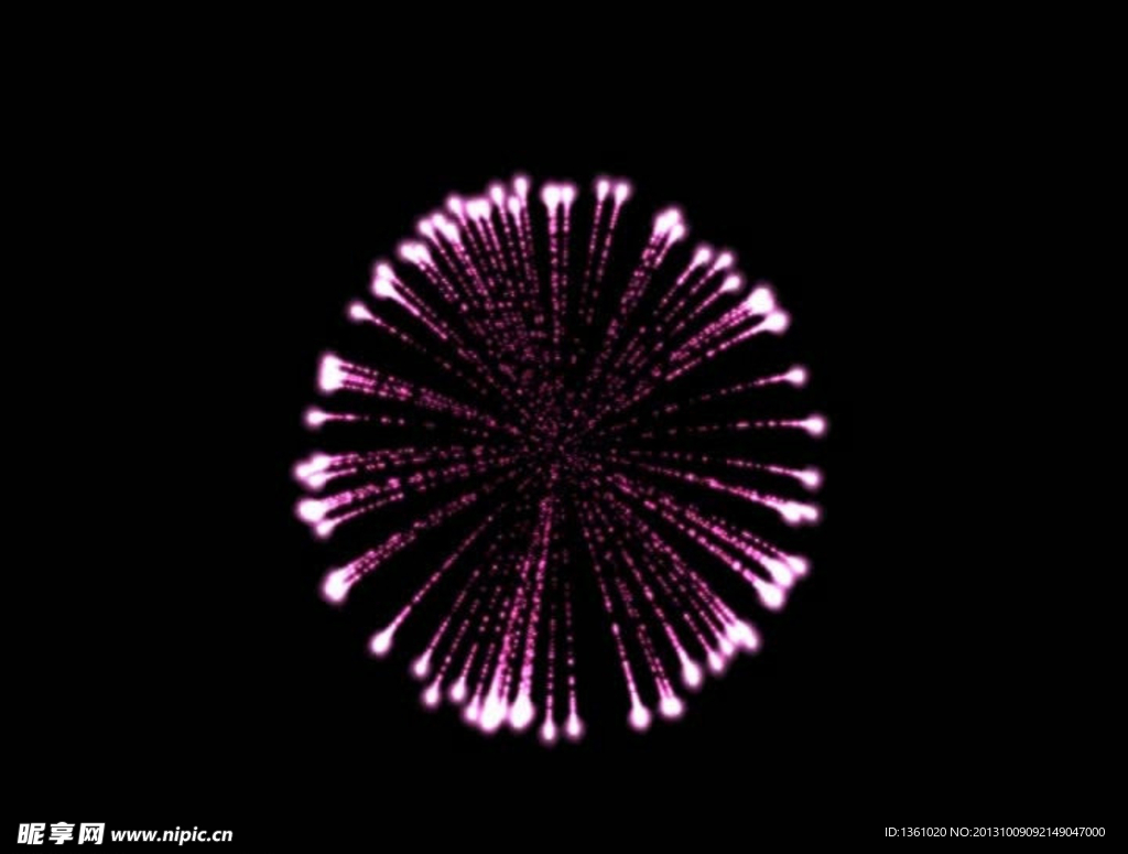 粒子烟花视频素材
