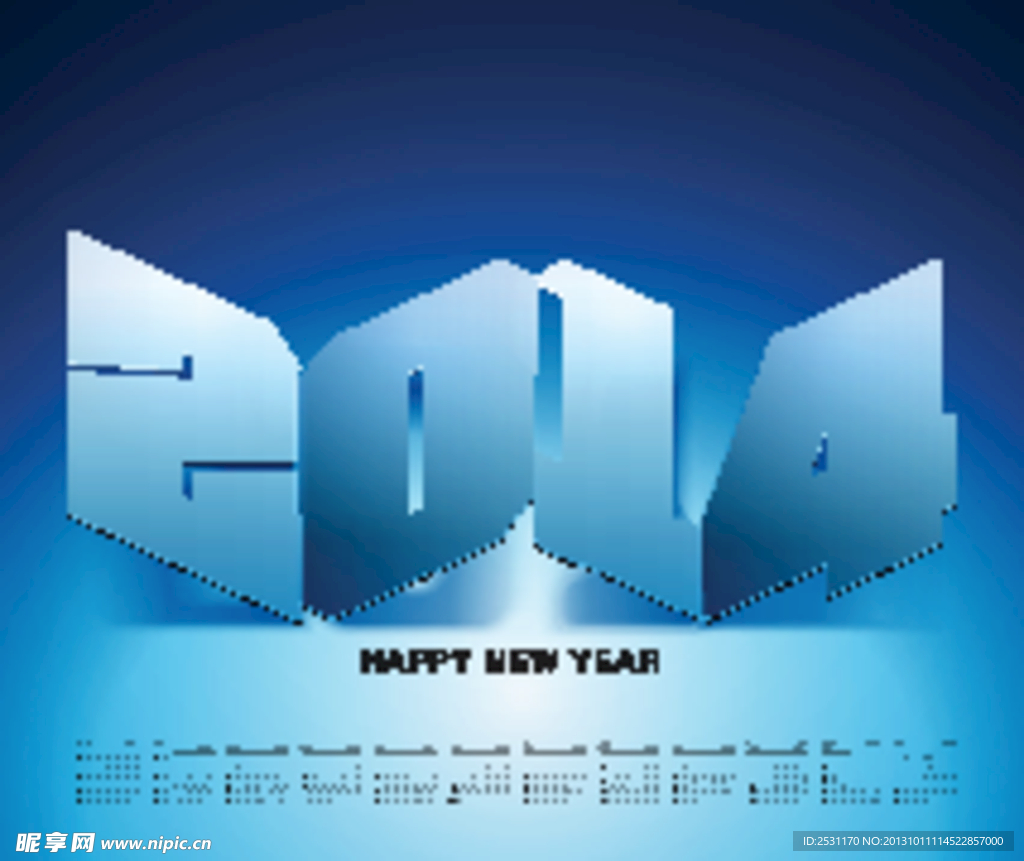 2014年日历