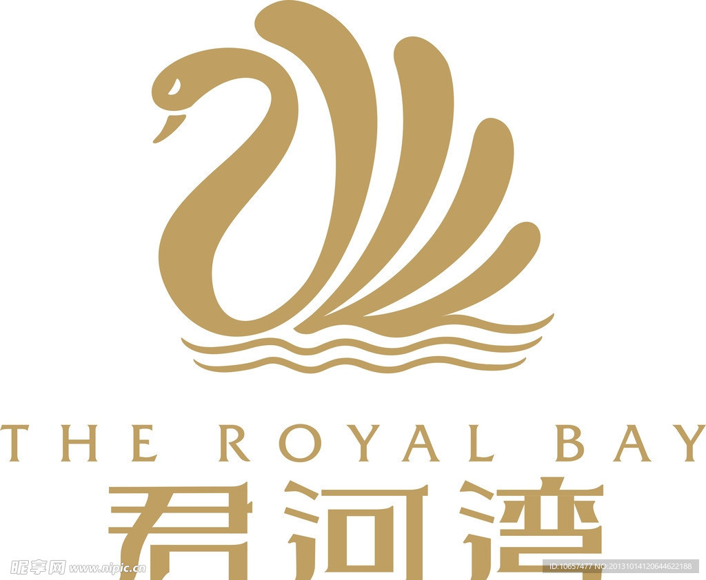 君河湾标志logo