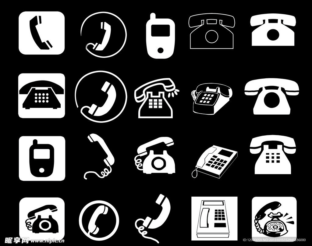 电话标志