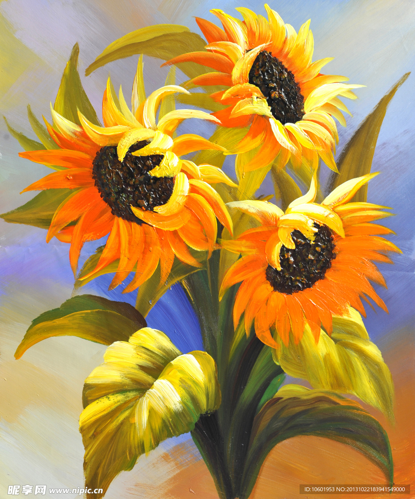 向日葵 花卉装饰画