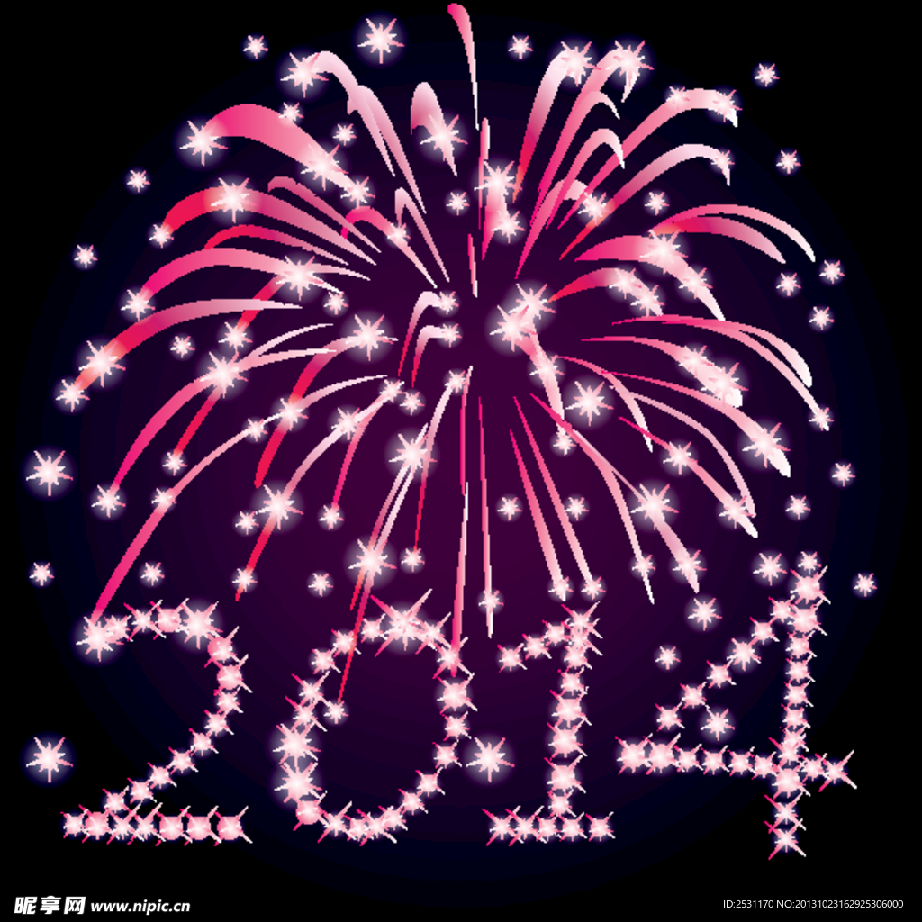 2014年新年烟花背景