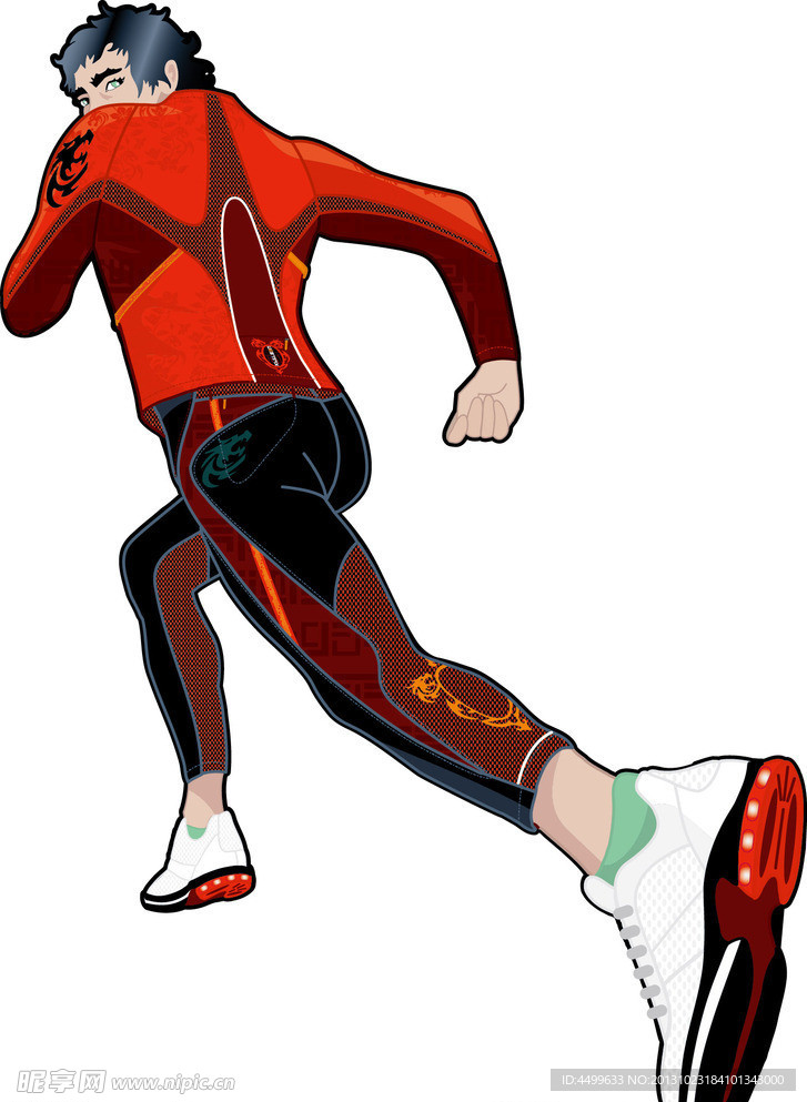 跑步
