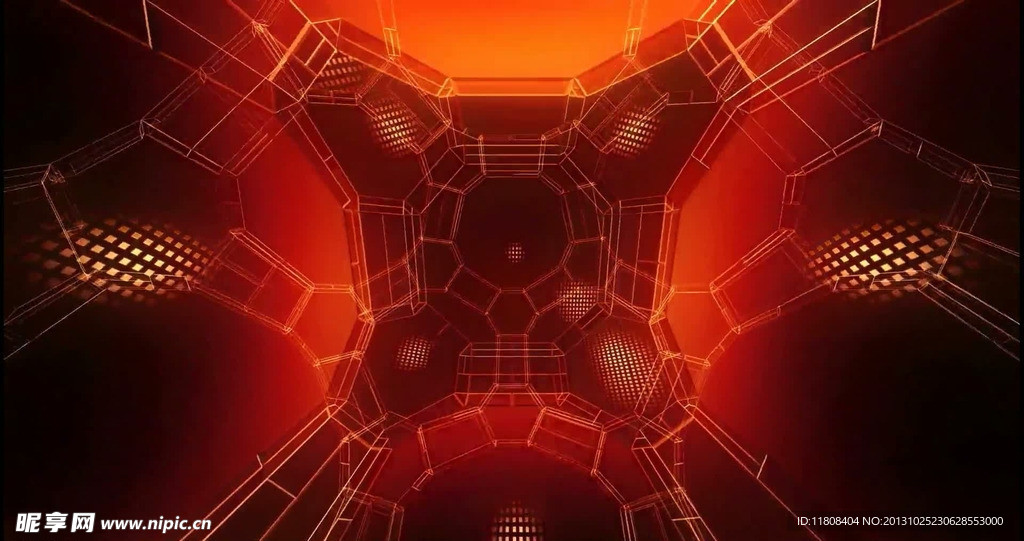 红色变幻的视频