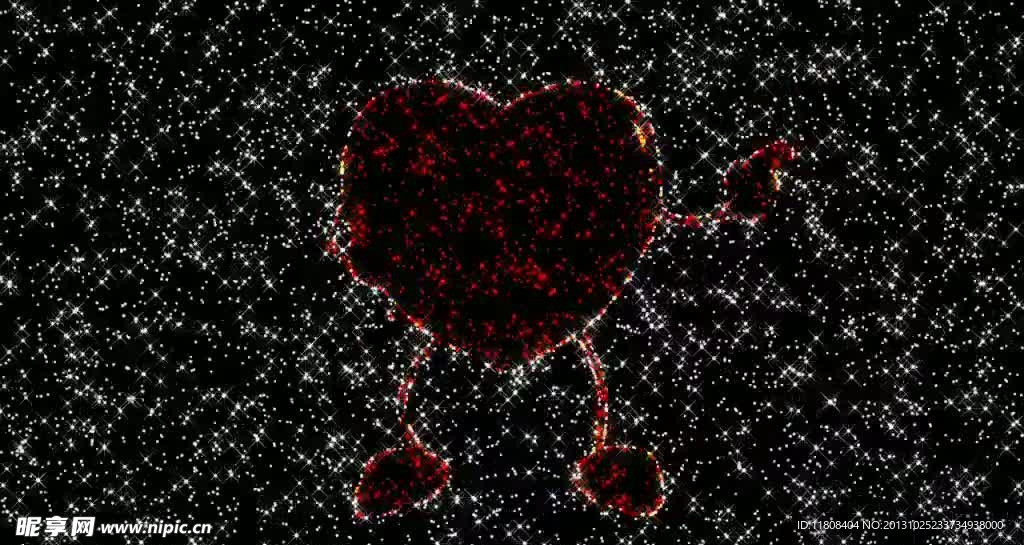 钻石心形跳舞视频