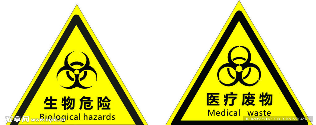 医疗废物生物危险标志