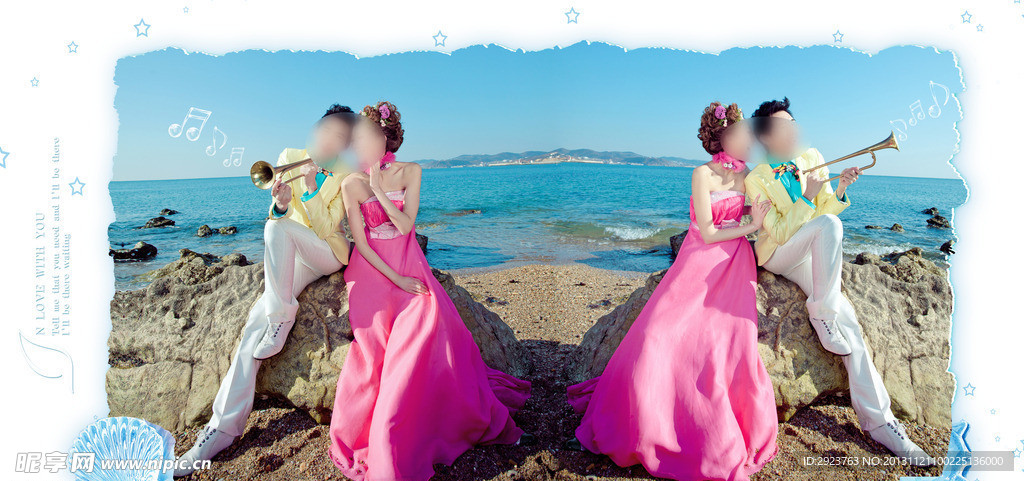 最新唯美婚纱模板