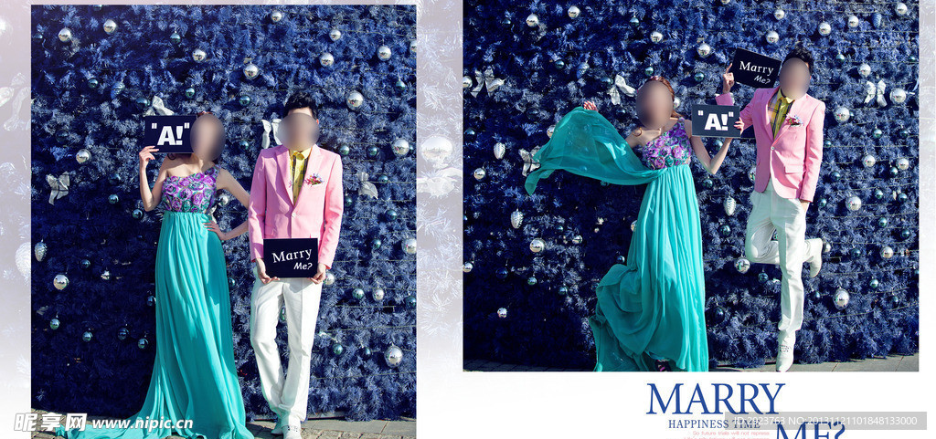 最新唯美婚纱模板