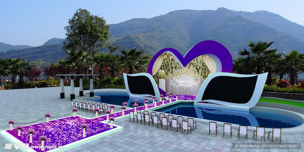 爱琴海主题婚宴设计