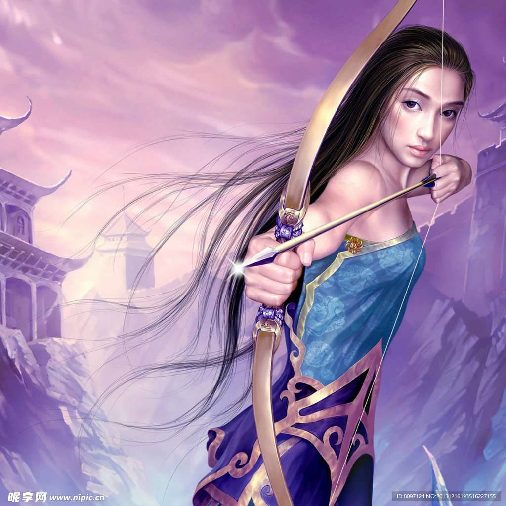 手绘动漫美女