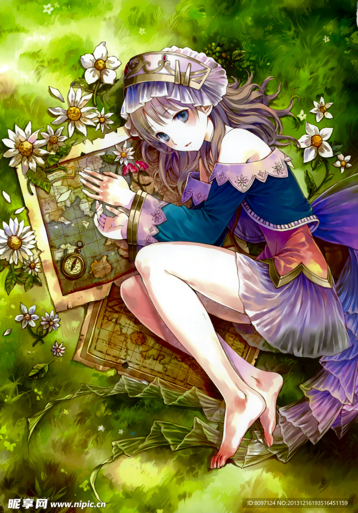 手绘动漫美女